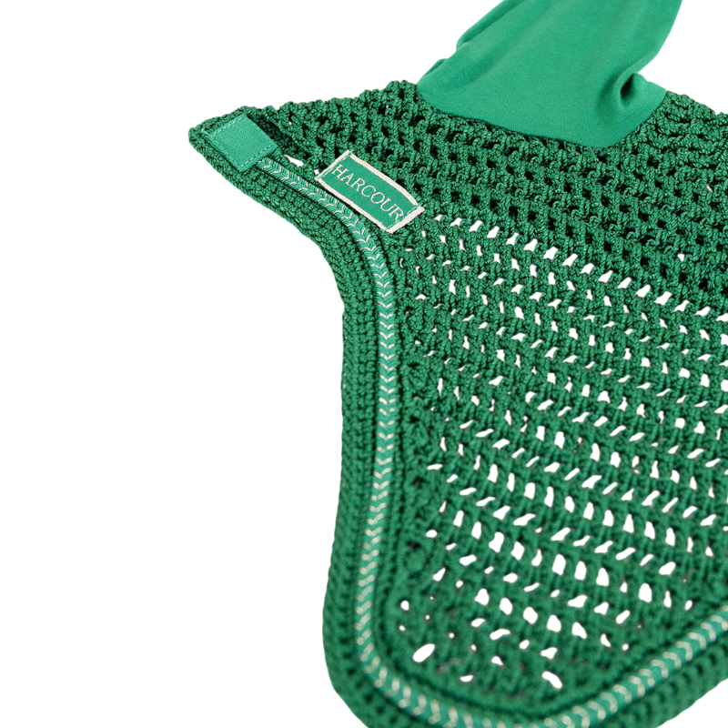 Harcour - Pack tapis de dressage Sunny et bonnet Funny vert/ light gold | - Ohlala