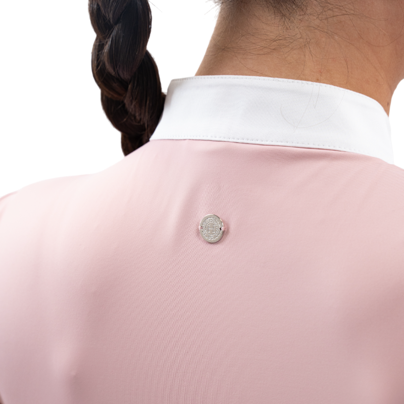 Harcour - Polo de competición de manga larga para mujer Stella pivoine | - Ohlala