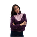 Harcour - Women's mock neck sweatshirt Ambre fig/peony | - Ohlala