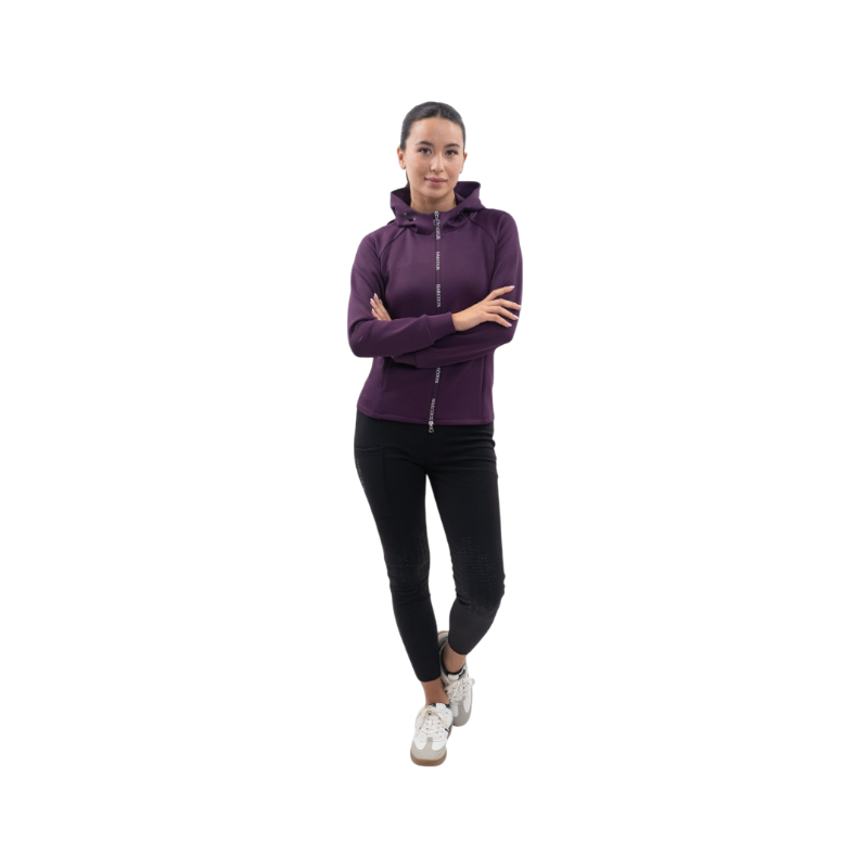 Harcour - Technisches Reißverschluss-Sweatshirt Damen Ava feige | - Ohlala