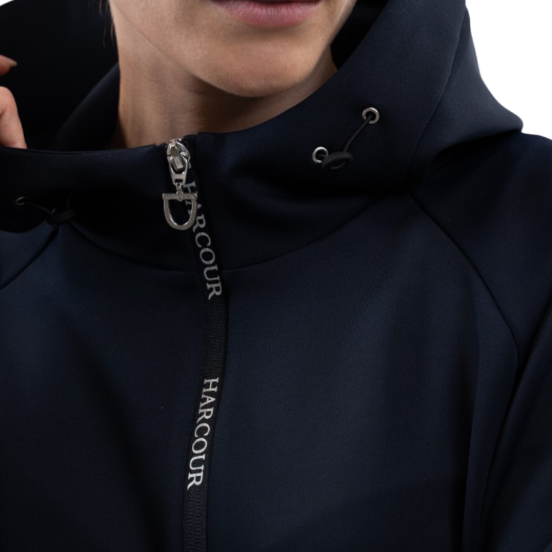 Harcour - Women's Ava navy zip technical sweatshirt | - Ohlala