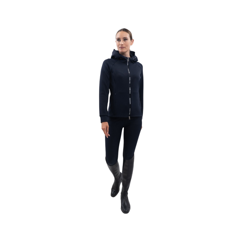 Harcour - Women's Ava navy zip technical sweatshirt | - Ohlala