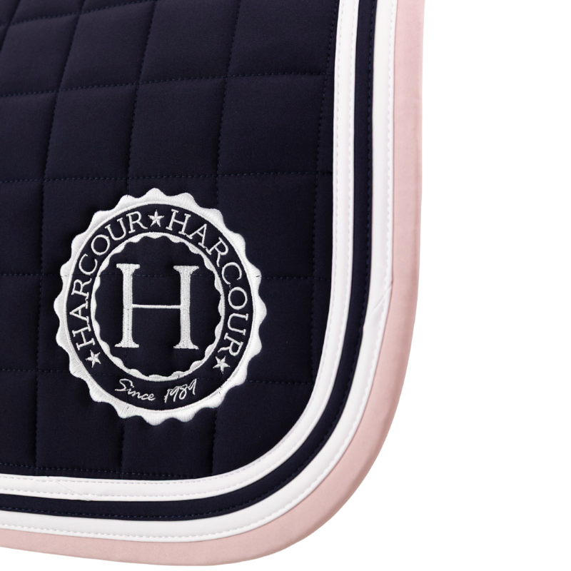 Harcour - Dressuurzadeldek Soft marine/pioen | - Ohlala