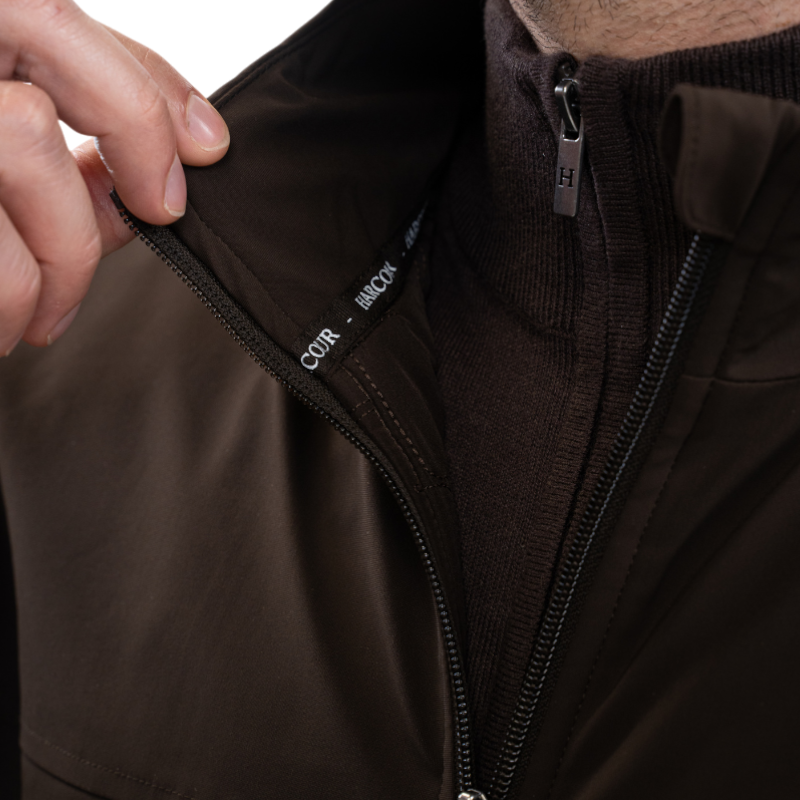 Harcour - Veste manches longues homme Jako cacao