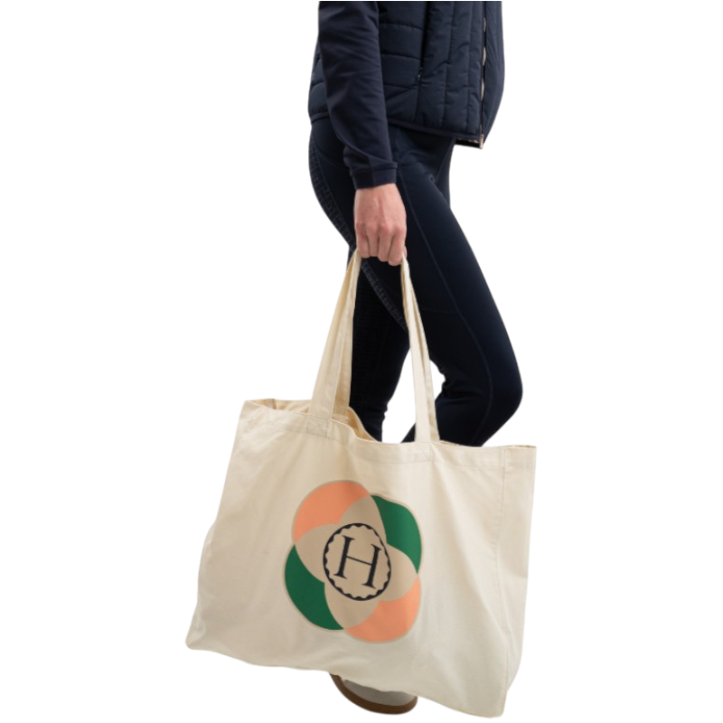 Harcour - Bolsa tote casual Bertille natural/ flores | - Ohlala