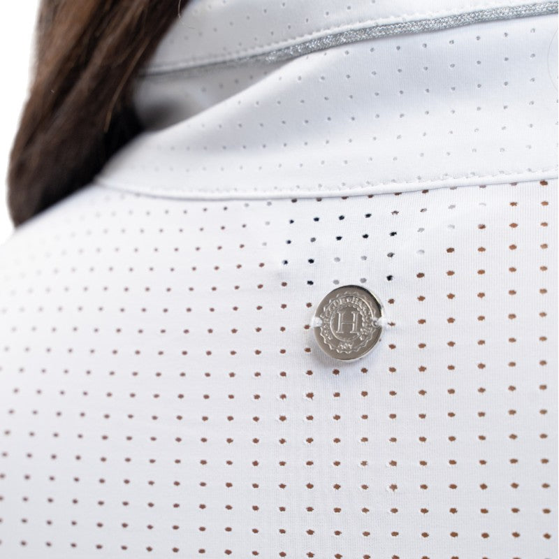 Harcour - Polo tecnico manica lunga donna Breezi bianco | - Ohlala