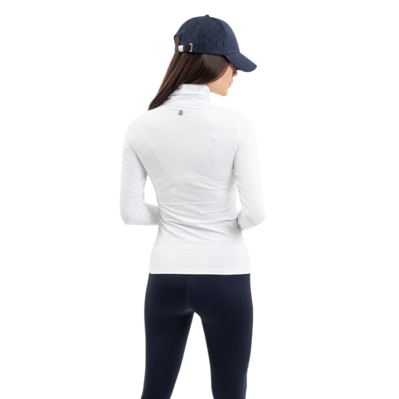 Harcour - Polo tecnico maniche lunghe donna Breezi bianco | - Ohlala