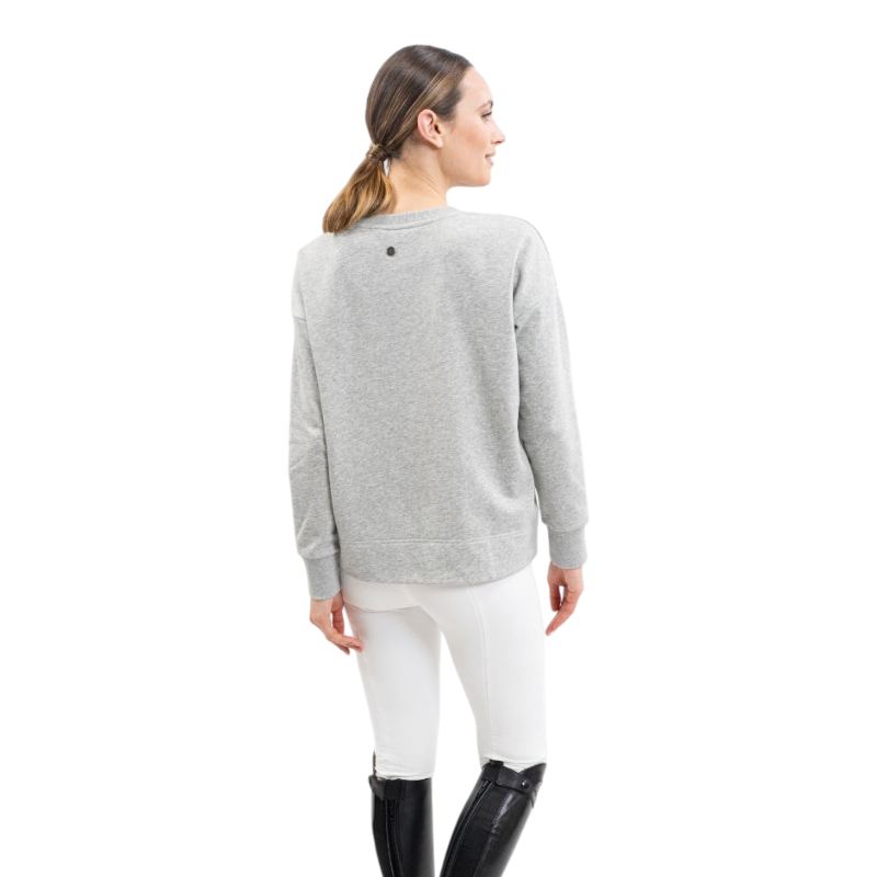 Harcour - Galopea grey marl unisex long sleeve sweatshirt | - Ohlala