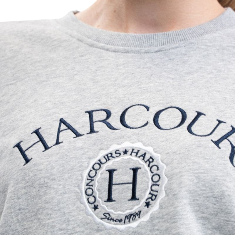Harcour - Galopea grey marl unisex long sleeve sweatshirt | - Ohlala