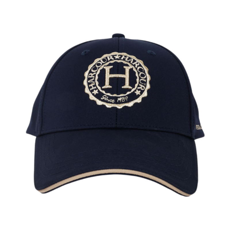 Harcour - Casquette Lhully Harcour x Versailles marine | - Ohlala