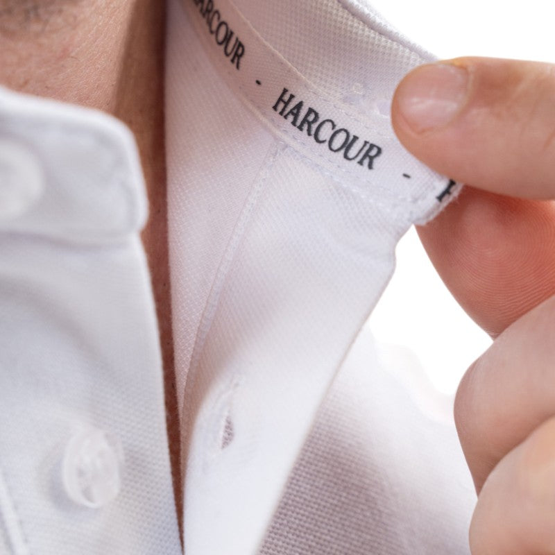 Harcour - Oscar Men's Short Sleeve Polo White | - Ohlala