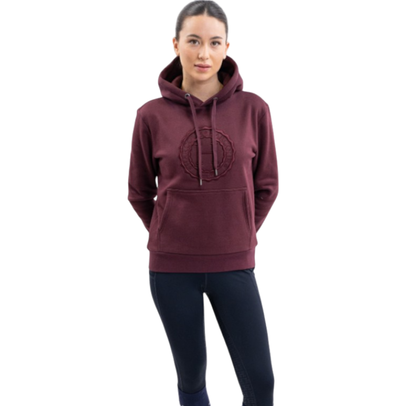 Harcour - Samy unisex aubergine hoodie | - Ohlala
