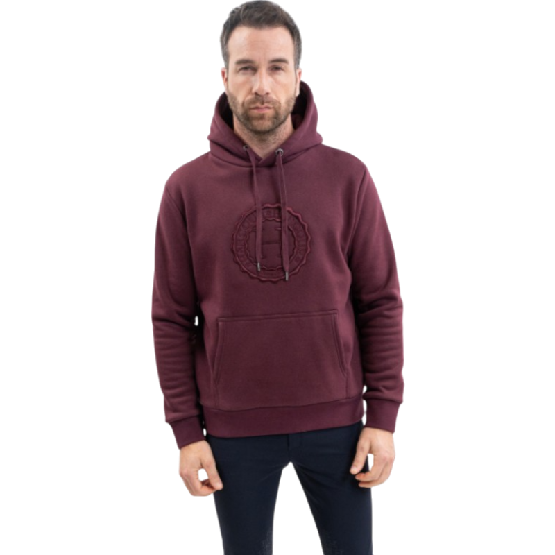 Harcour - Samy unisex aubergine hoodie | - Ohlala