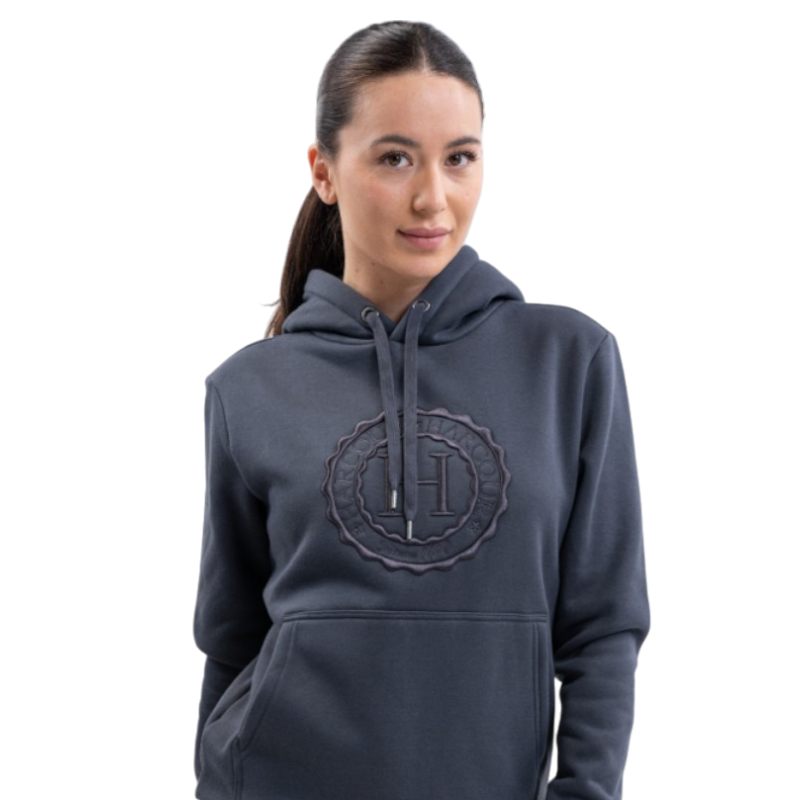 Harcour - Samy dark grey unisex hoodie | - Ohlala