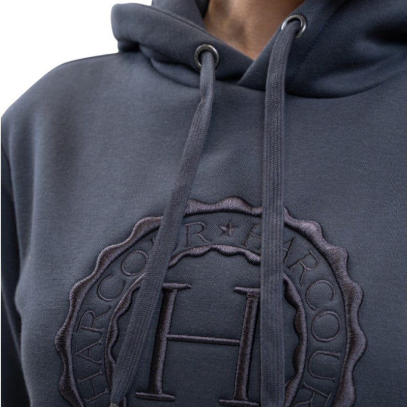Harcour - Samy unisex dark grey hoodie | - Ohlala