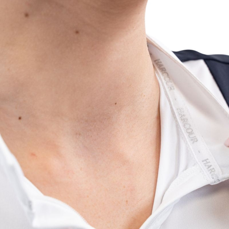 Harcour - Women's short-sleeve competition polo Shine navy | - Ohlala