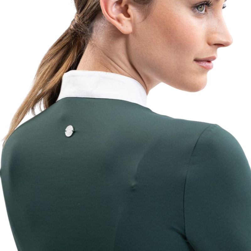 Harcour - Polo de concours manches longues femme Stella jungle | - Ohlala