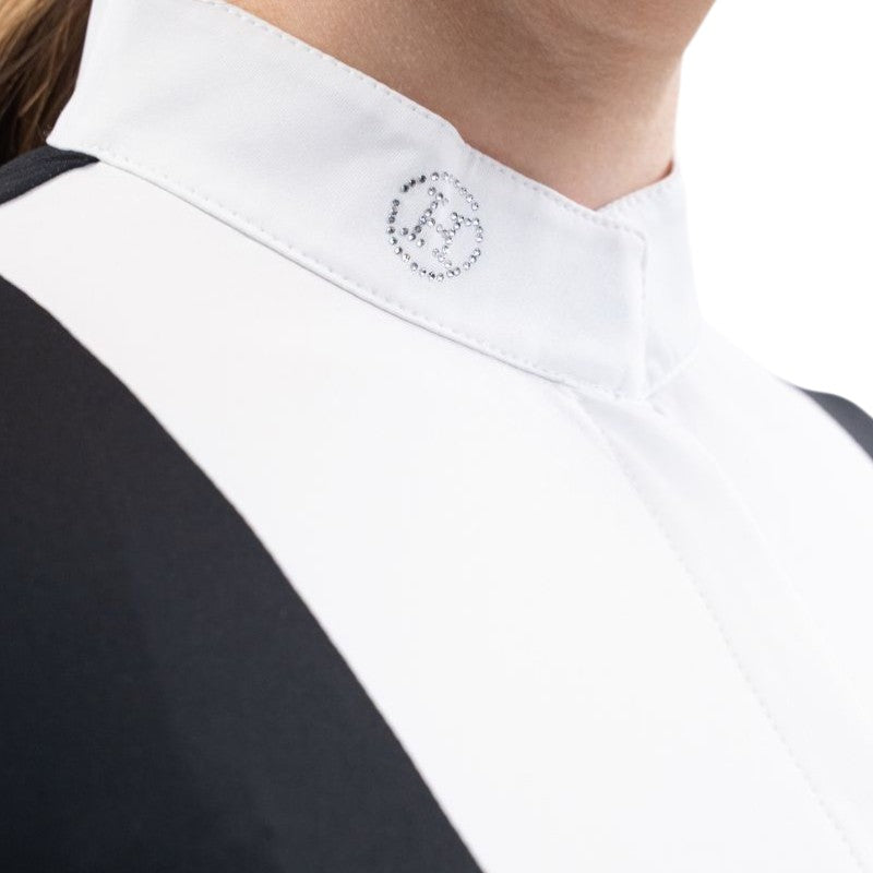 Harcour - Stella black women's long sleeve competition polo | - Ohlala