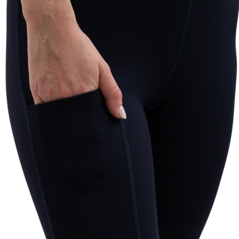 Harcour - Women's Volta navy/linen leggings | - Ohlala