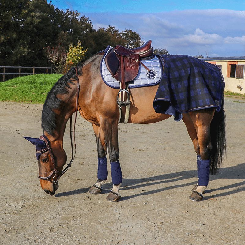 Kentucky Horsewear - Riñonera Heavy Fleece a cuadros | - Ohlala