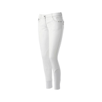 Equithème - Pantalon d'équitation femme Jean Texas Blanc | - Ohlala