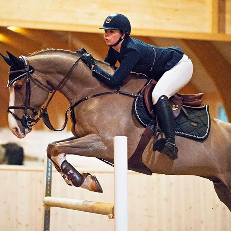 Equestrian Stockholm - Black Edition Saddle Pad | - Ohlala