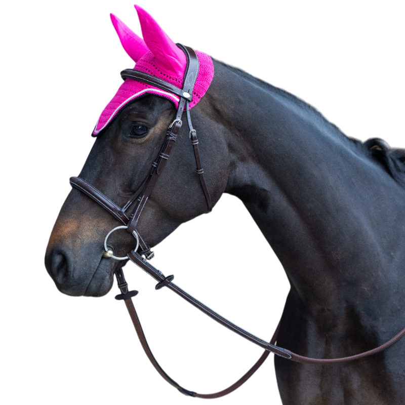 Jump'In - Balthazar fuchsia/black horse bonnet