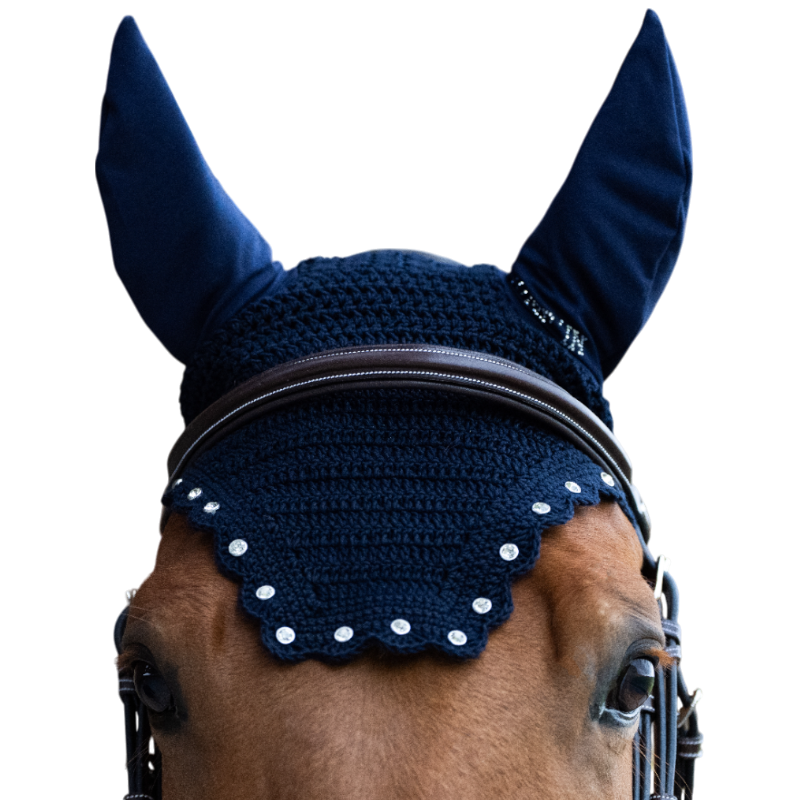 Jump'In - Balthazar marine/diamond horse bonnet