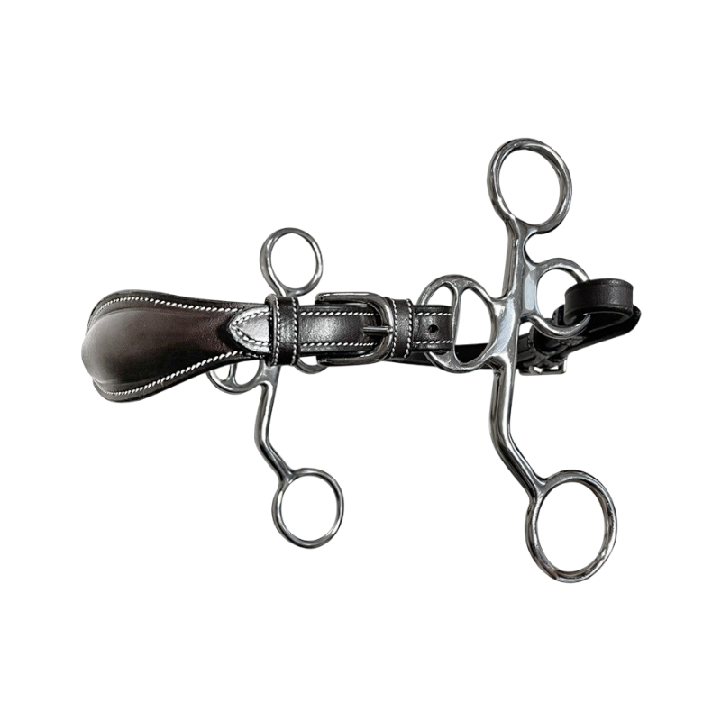 Jump'In - Leather short shank pony hackamore black | - Ohlala