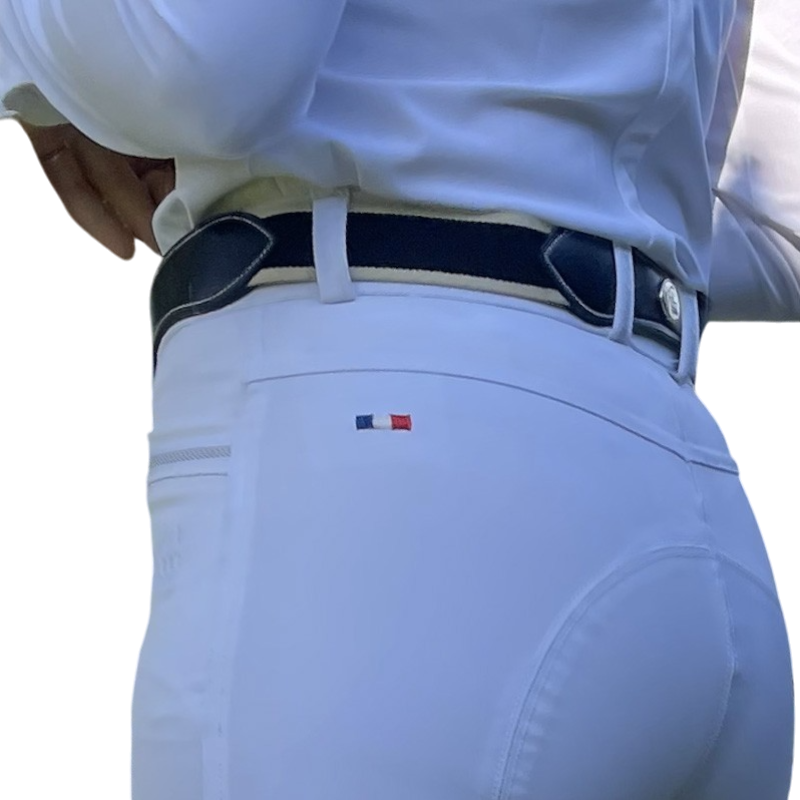 Jump'In - Pantalon d'équitation fille Luna blanc