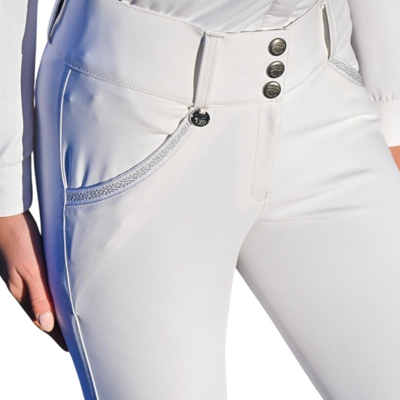 Jump'In - Women's equestrian pants Sofia white