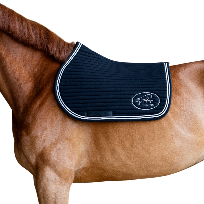 Jump'In - Balthazar Black/Black Saddle Pad | - Ohlala