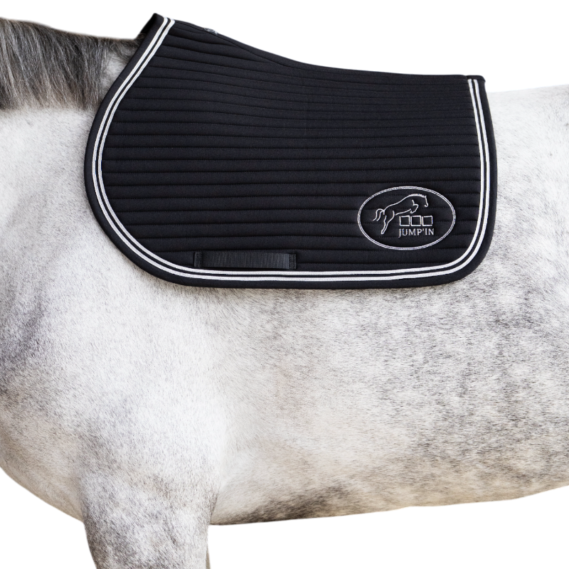 Jump'In - Balthazar Black/Black Saddle Pad | - Ohlala
