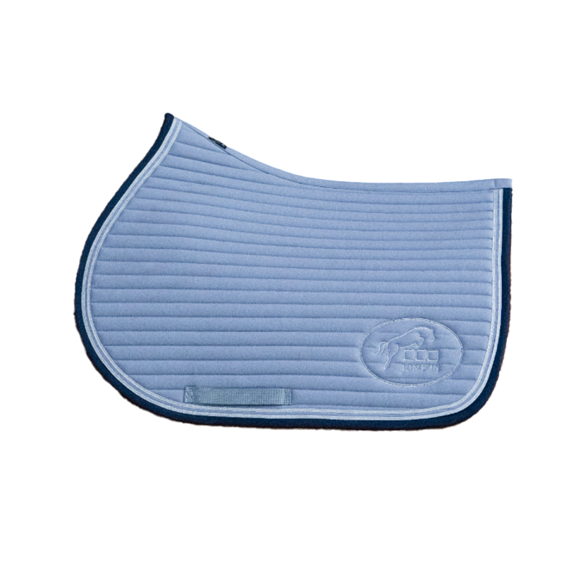 Jump'In - Tapis de selle Balthazar gris/ marine | - Ohlala