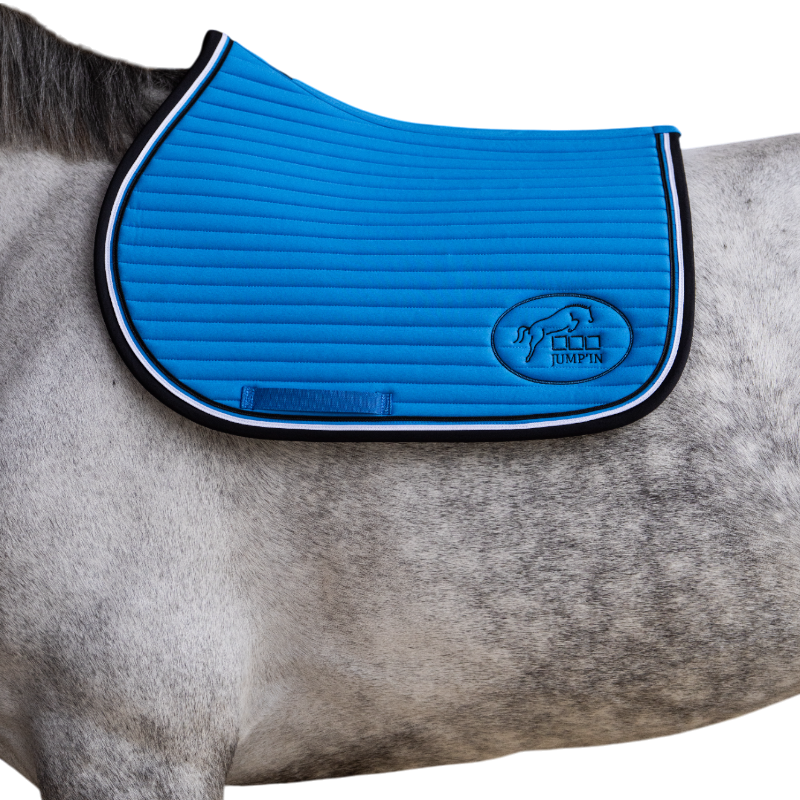 Jump'In - Balthazar Saddle Pad Royal Blue/Black | - Ohlala