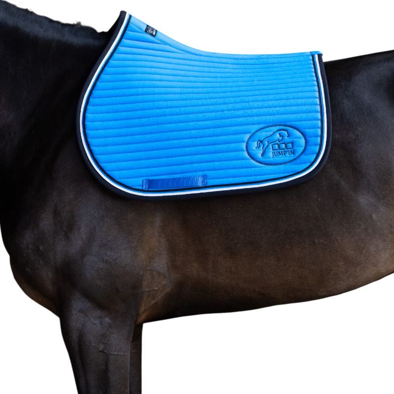 Jump'In - Balthazar Saddle Pad Royal Blue/Black | - Ohlala