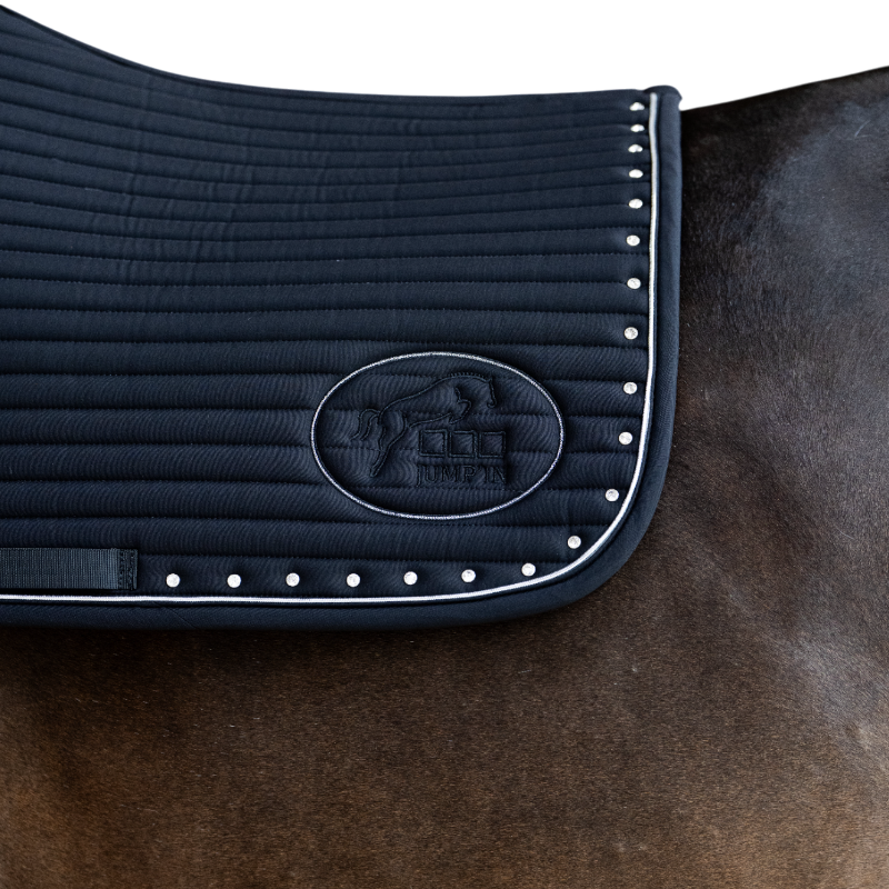 Jump'In - Balthazar Black/Diamond Saddle Pad | - Ohlala
