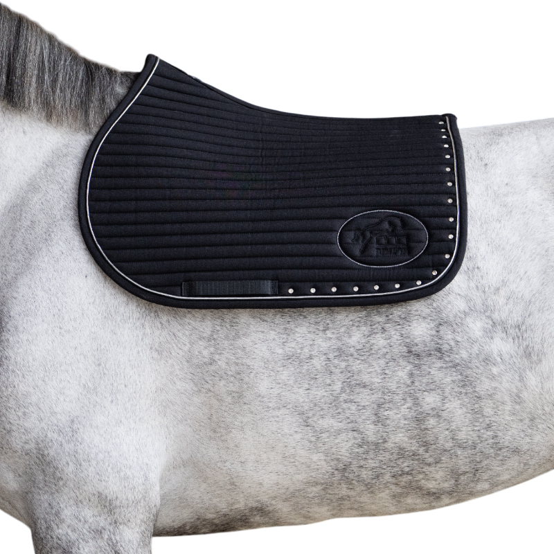 Jump'In - Balthazar Black/Diamond Saddle Pad | - Ohlala