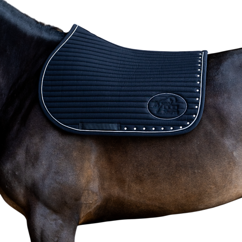 Jump'In - Balthazar Black/Diamond Saddle Pad | - Ohlala