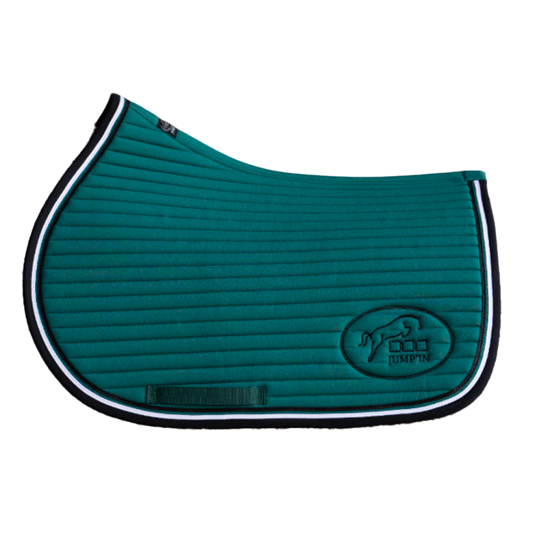 Jump'In - Tapis de selle Balthazar vert/ noir | - Ohlala