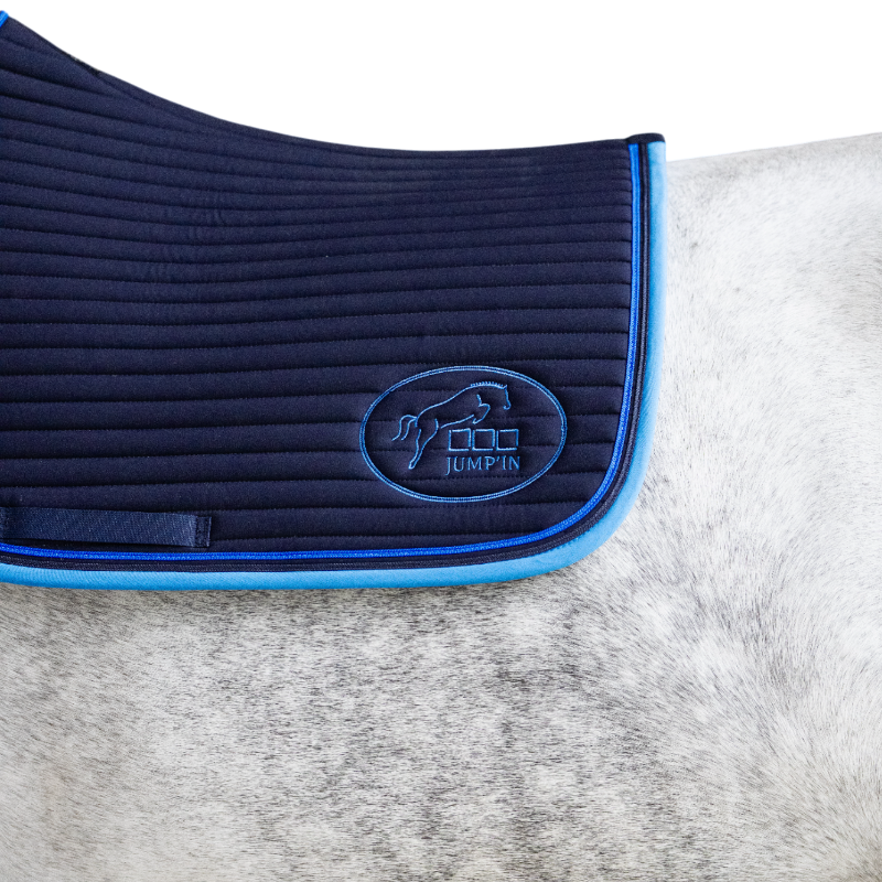 Jump'In - Balthazar navy/ royal blue saddle pad | - Ohlala