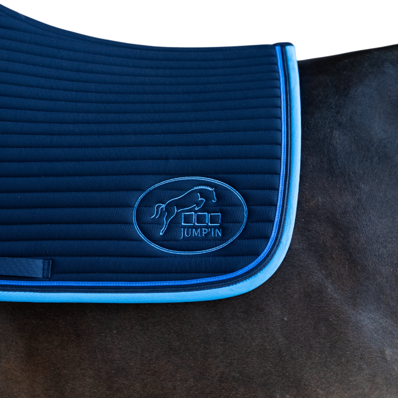 Jump'In - Balthazar navy/ royal blue saddle pad | - Ohlala