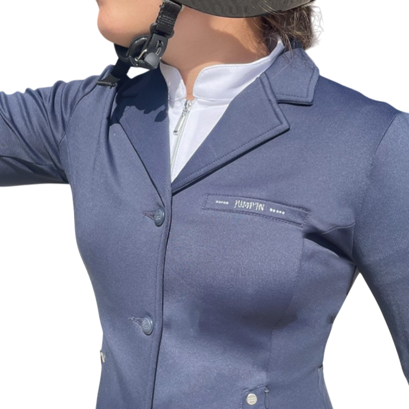 Jump'In - Veste de compétition Junior fille Charlotte marine | - Ohlala