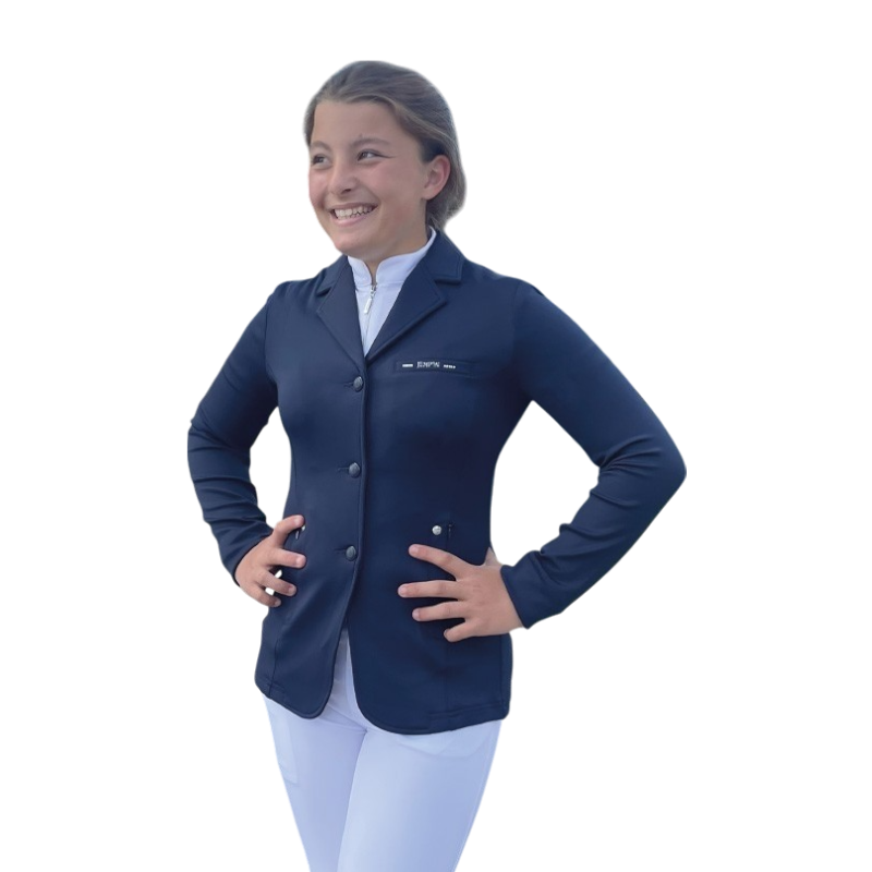 Jump'In - Junior girls' competition jacket Charlotte navy