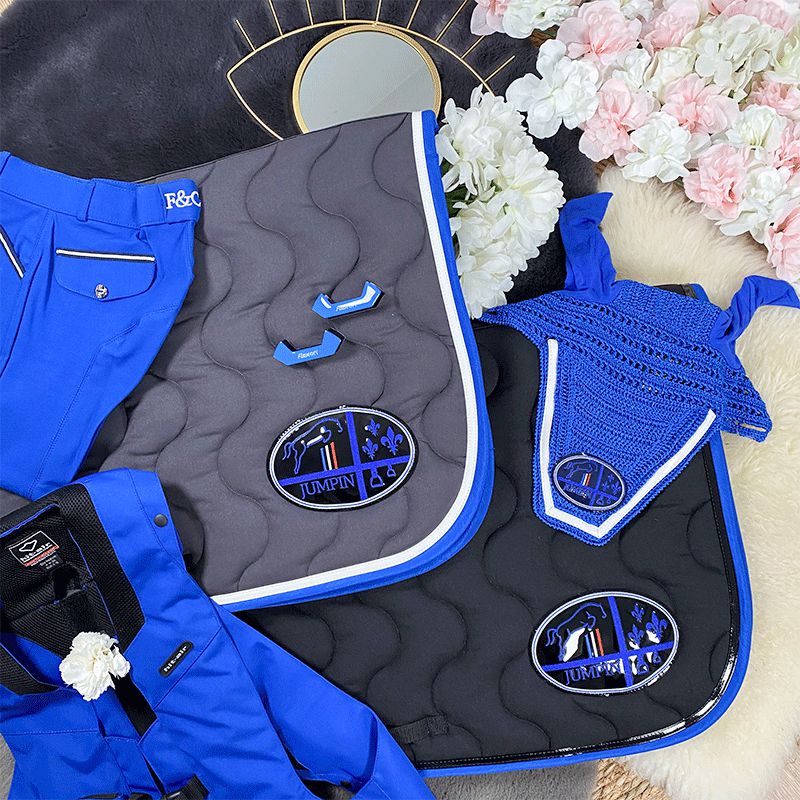Flags & Cup - Pantalon d'équitation Cayenne enfant bleu roi | - Ohlala