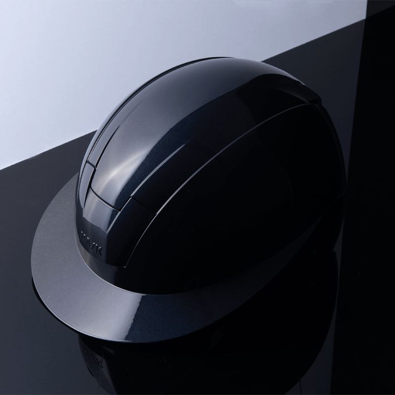 Kask - Kask jeździecki Kooki Lady czarny połysk | - Ohlala