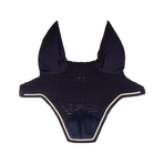 Kentucky Horsewear - Geräuschdämpfende Pferdehaube Wellington Velvet dark navy | - Ohlala