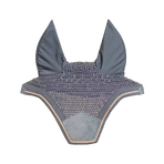 Kentucky Horsewear - Geräuschdämpfende Pferdehaube Wellington Velvet light blue | - Ohlala