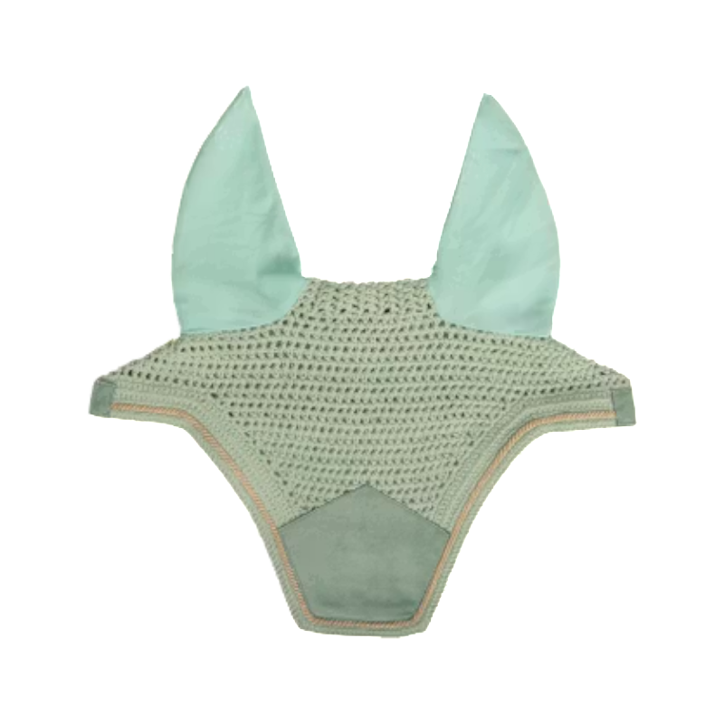 Kentucky Horsewear - Geräuschdämpfende Pferdeohrenhaube Wellington Velvet mint | - Ohlala