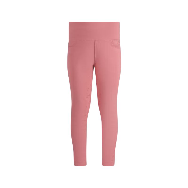 Kentucky Horsewear - Sammy Kids girls full grip dusty pink riding leggings | - Ohlala
